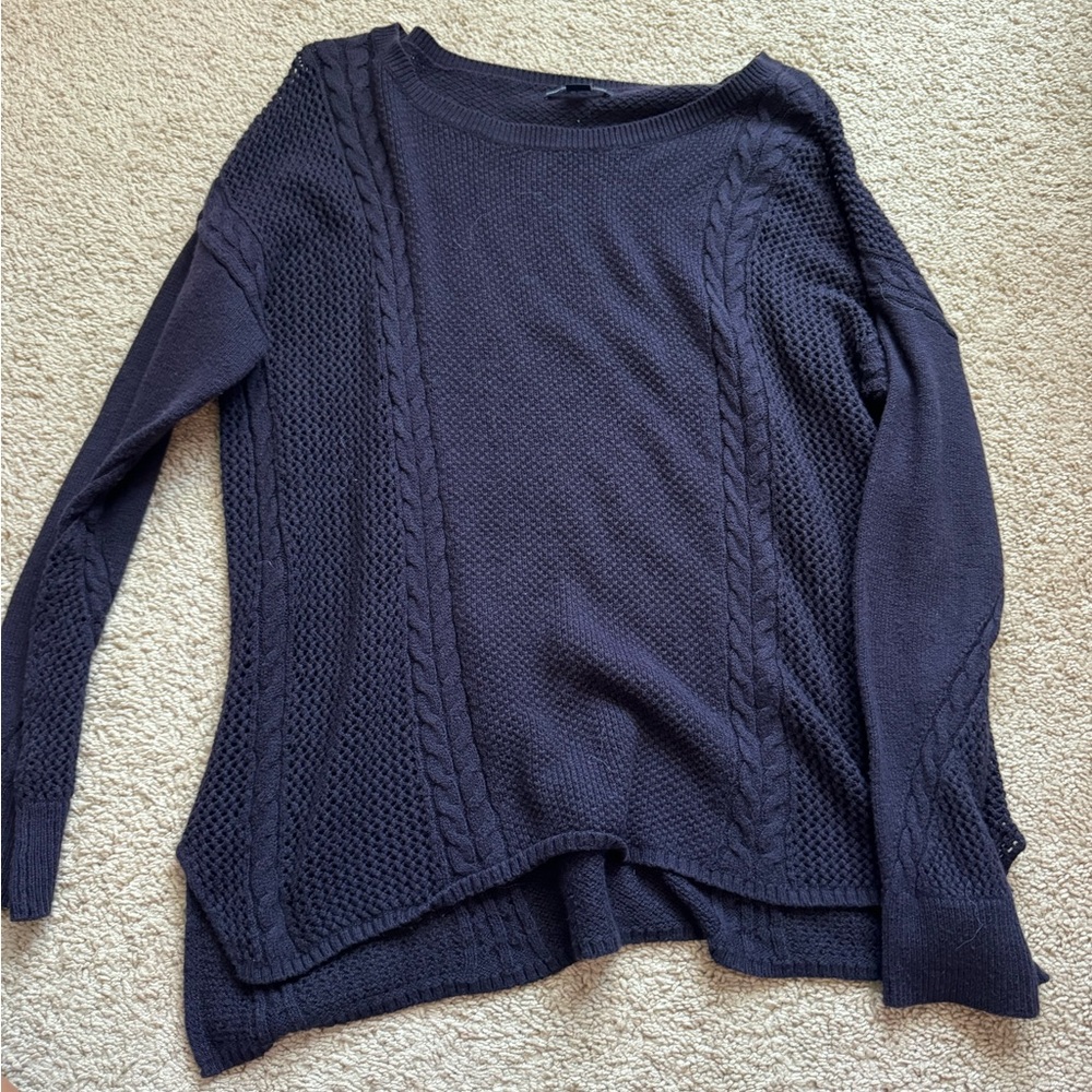 American eagle dark purple sweater